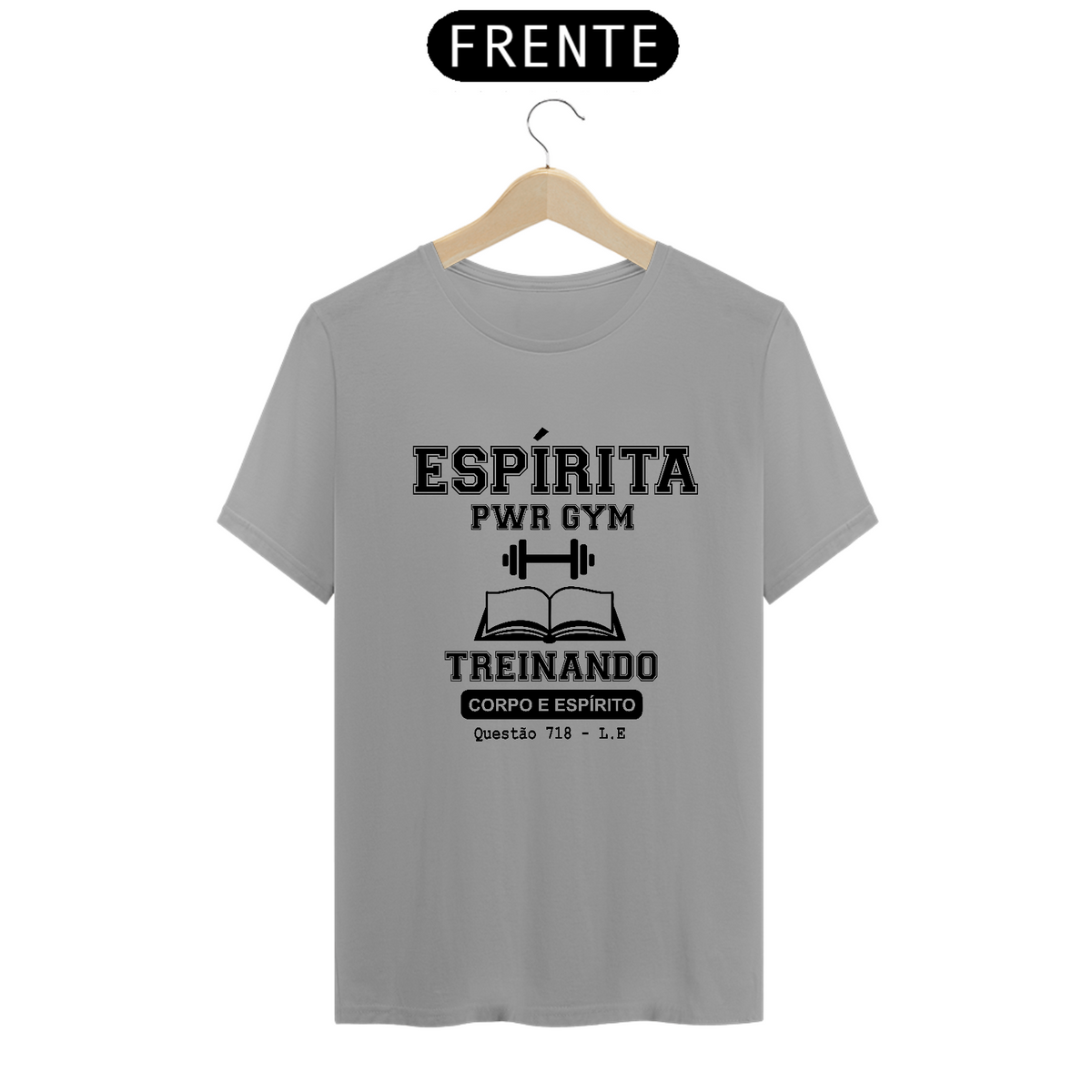 Nome do produto: Camiseta Espírita PWR GYM