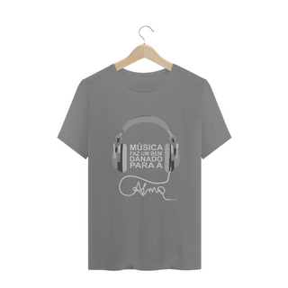 Nome do produtoCamiseta Espírita Plus Size Musica Faz Bem pra Alma