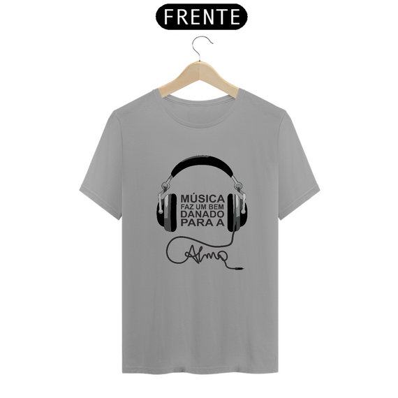 Camiseta Espírita Música faz Bem pra Alma