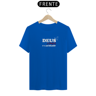 Nome do produtoCamiseta Espírita Deus Cristo e Caridade