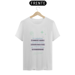 Nome do produtoCamiseta Espírita Fé Inabalável