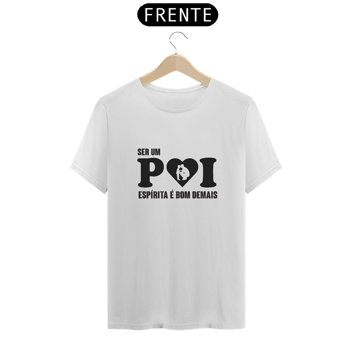 Nome do produto: Camiseta Espirita Pai Espírita