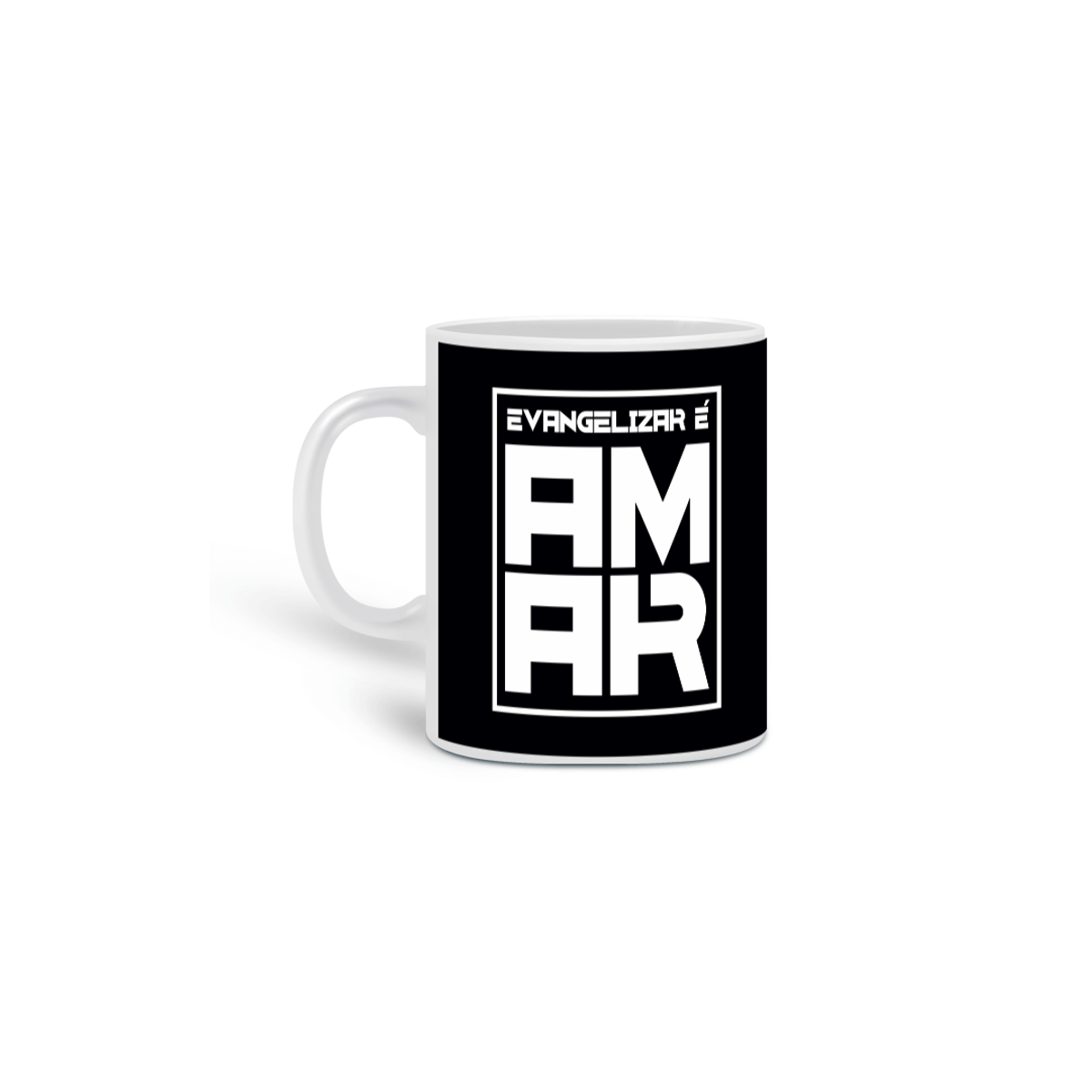 Nome do produto: Caneca Espírita Evangelizar é Amar 4