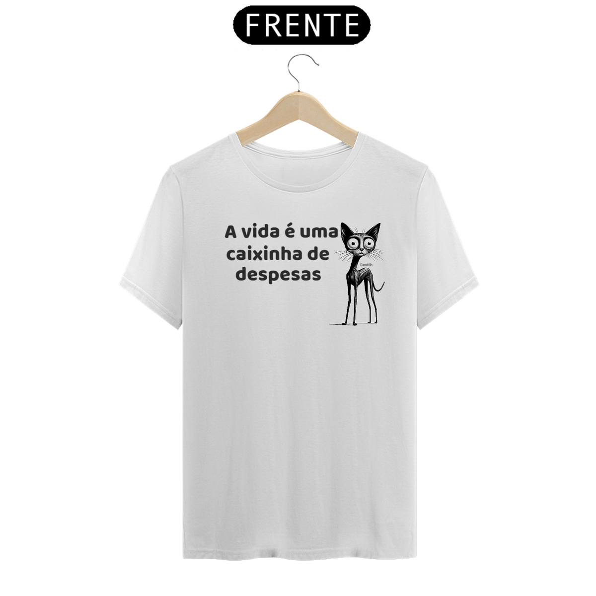 Nome do produto: Camiseta Caixinha de despesas