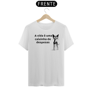 Camiseta Caixinha de despesas