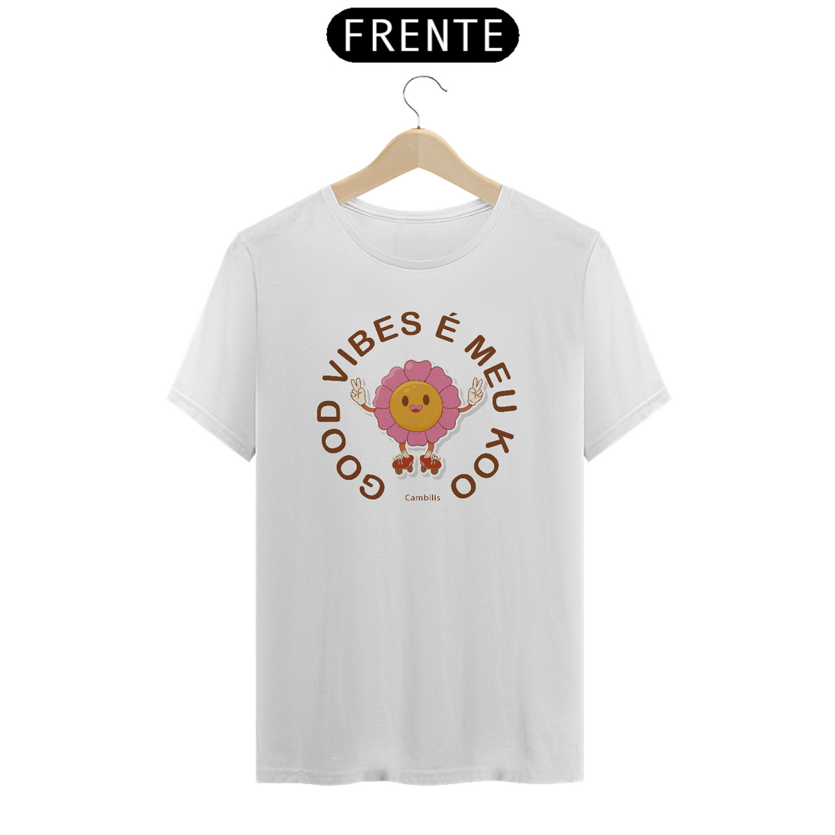 Nome do produto: Camiseta Good Vibes