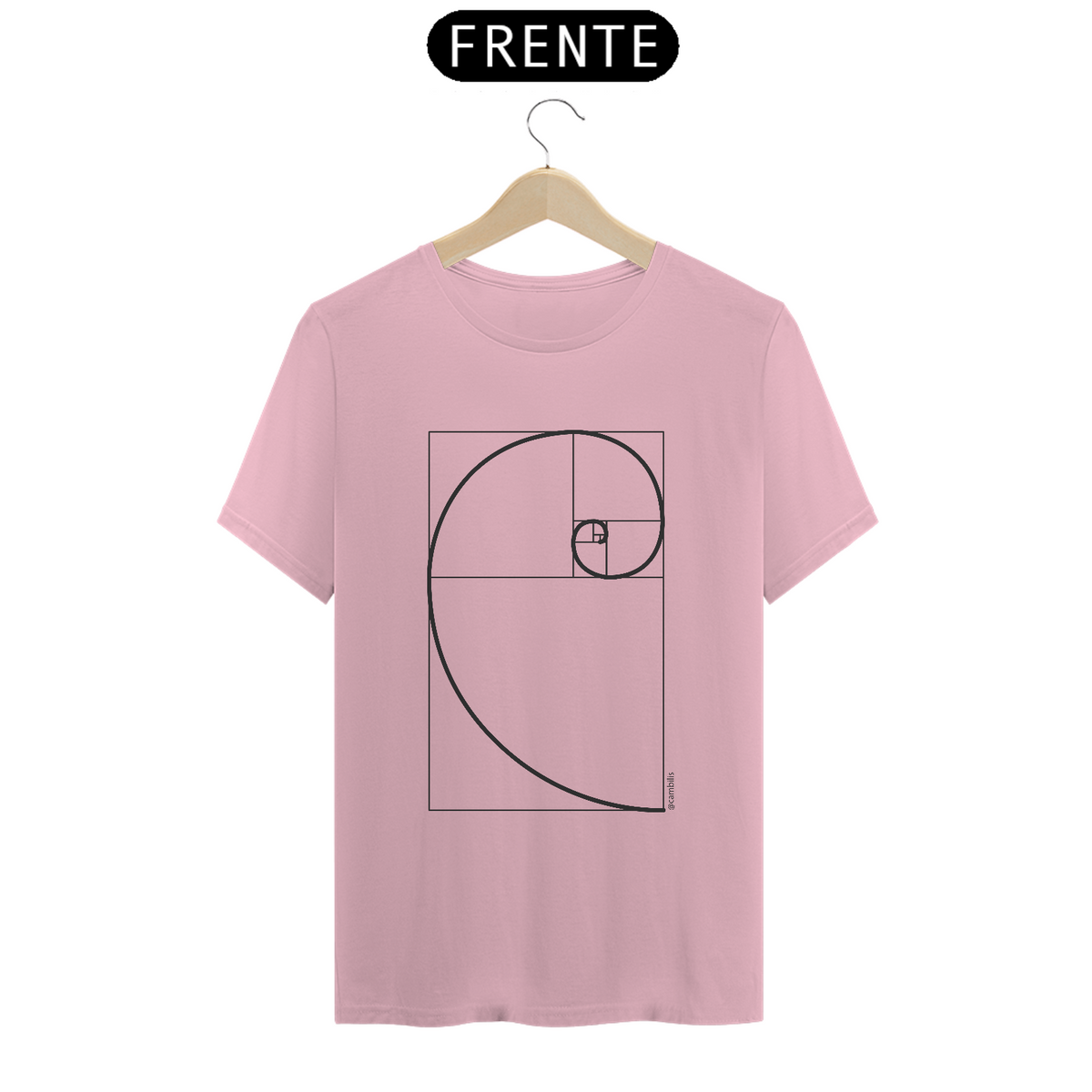 Nome do produto: Camiseta Sequência Fibonacci