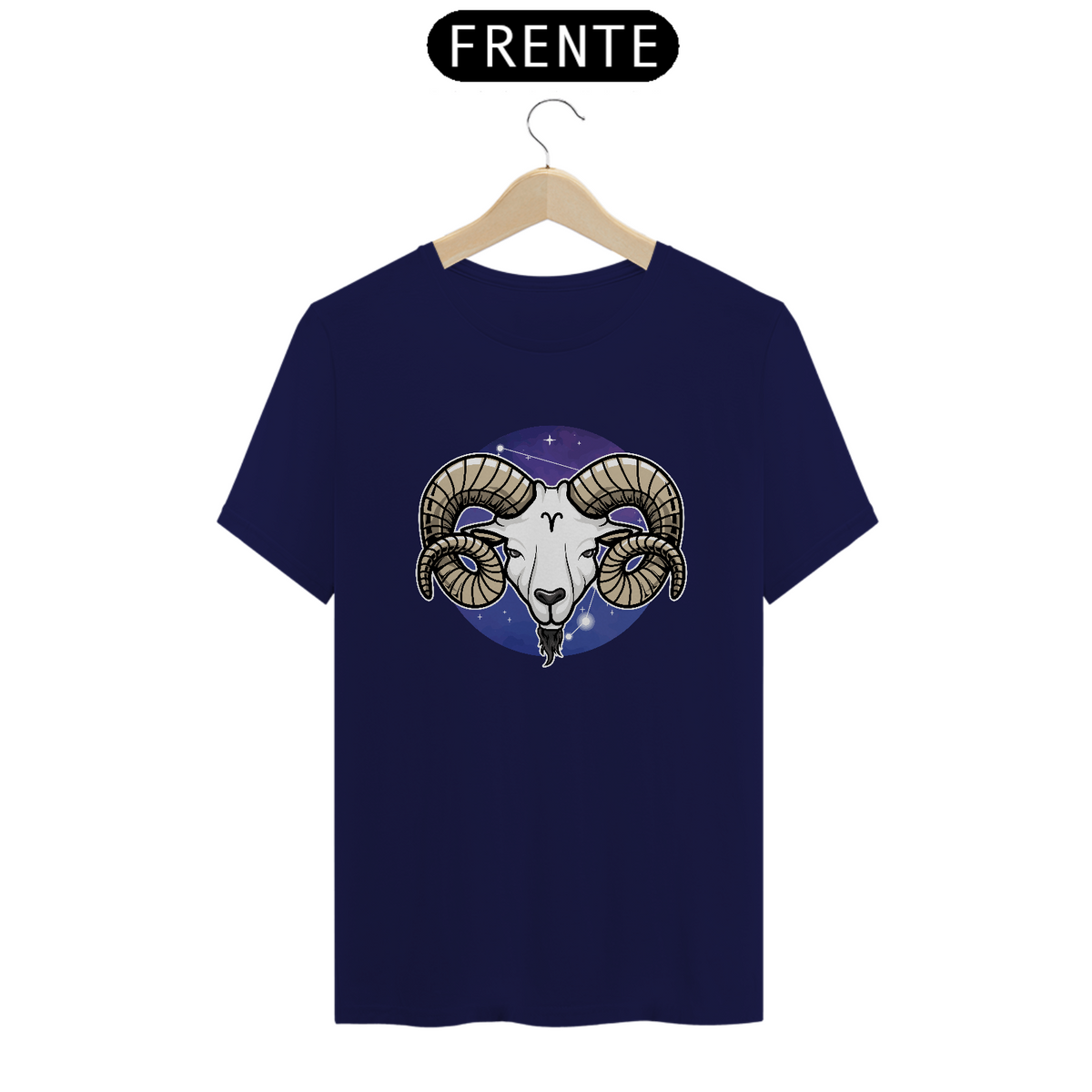 Nome do produto: Camiseta Aries Signo do Zodiaco Horoscopo Ariano Unissex