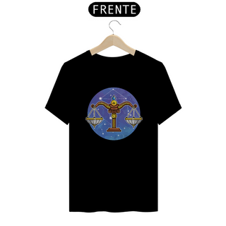 Camiseta Signo de Libra Símbolo Balança Astrologia Libriano Zodíaco Unissex