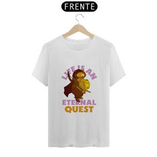 Nome do produtoT-shirt - Life is an Eternal Quest