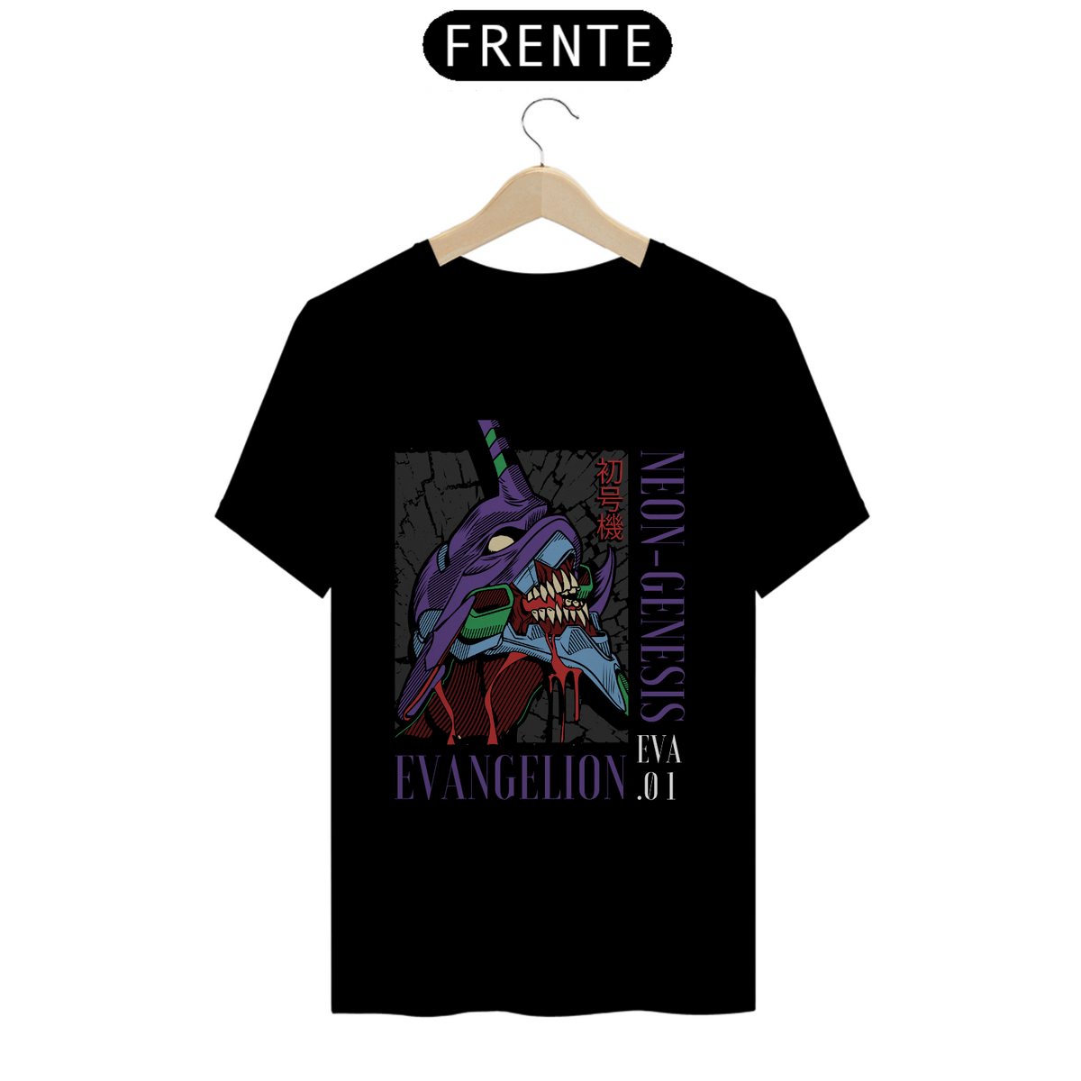 Nome do produto:  T-shirt - Neon-Genesis  Evangelion 