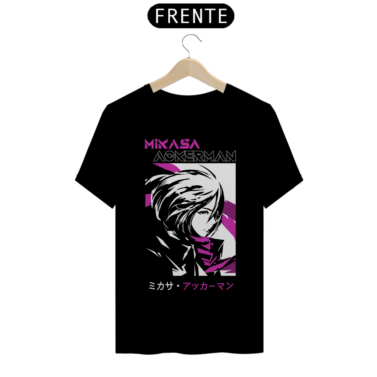 Nome do produto: T-shirt - Mikasa Arkerman Attack on Titan