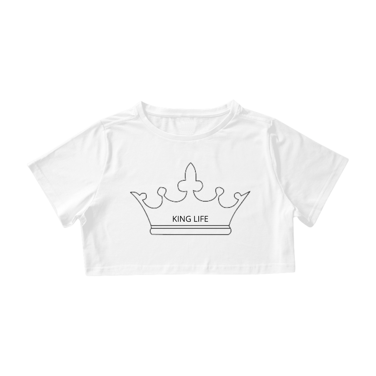 Nome do produto: Camisa Cropped King Life Crown