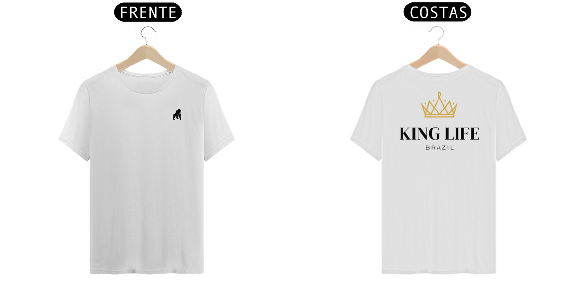 Nome do produto: Camiseta King Life Brazil
