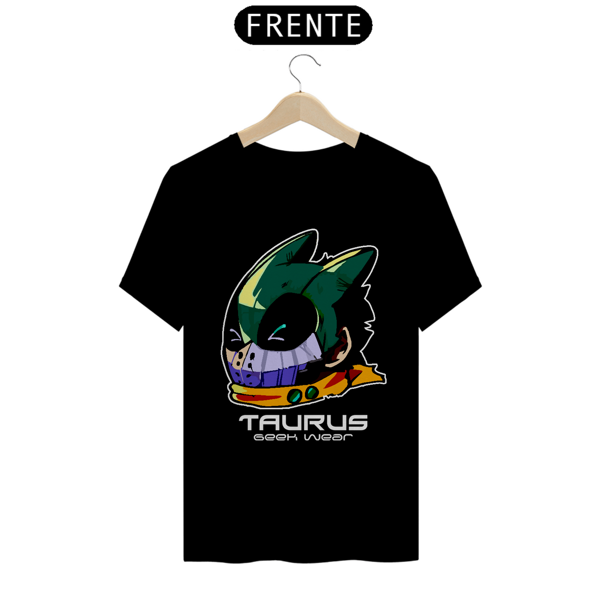 Nome do produto: Camiseta Mask Izuku Midoriya Boku no Hero - Classic