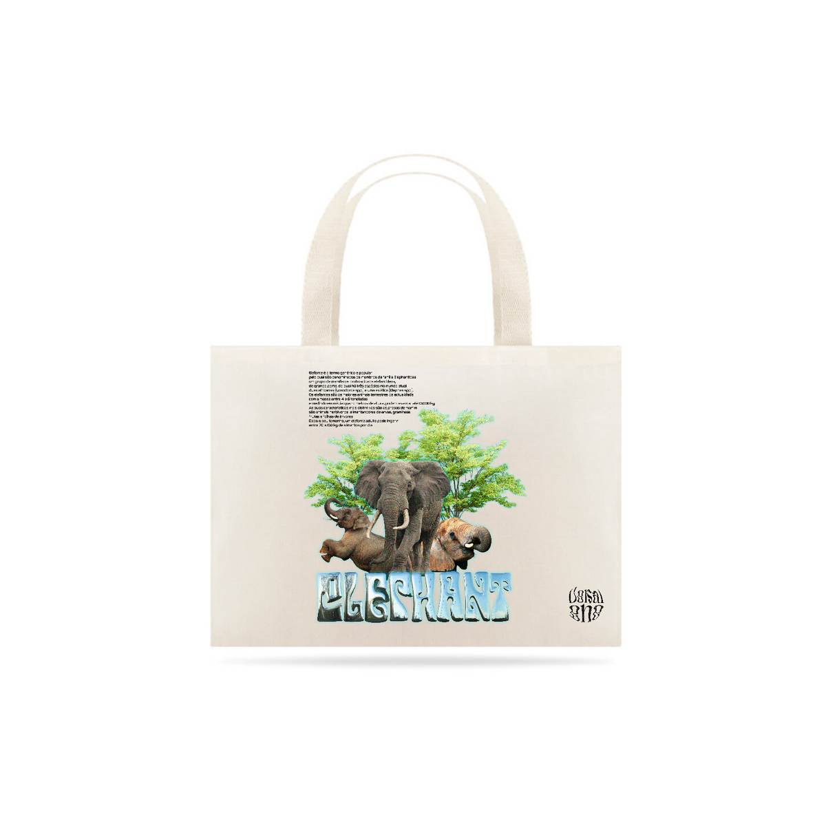Nome do produto: Eco Bag Elephant