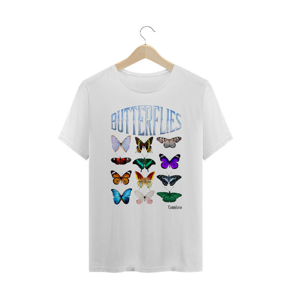 Camiseta Plus Size Butterflies
