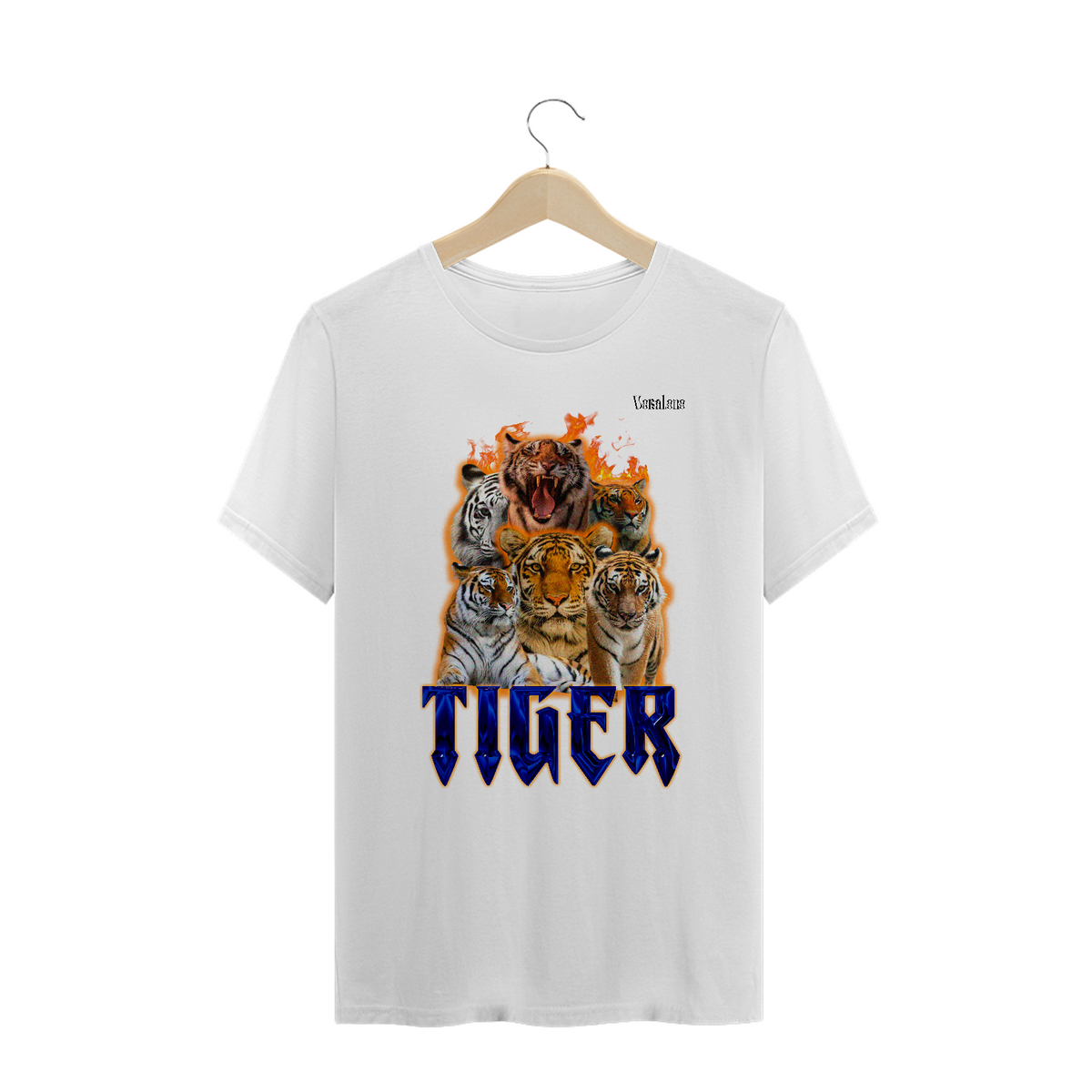 Nome do produto: Camiseta Plus Size Tiger