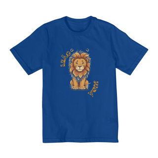 Nome do produtoCamiseta lion of juda 2 aos 8 (leão de juda)