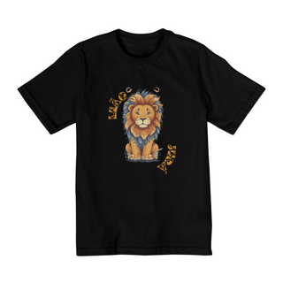 Nome do produtoCamiseta lion of juda 2 aos 8 (leão de juda)