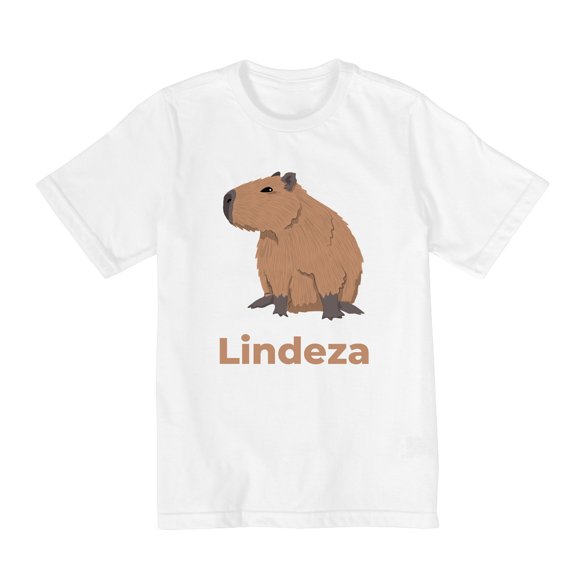 Nome do produto: Lindeza - Capivara - Modelo Quality Infantil (2 a 8 anos)