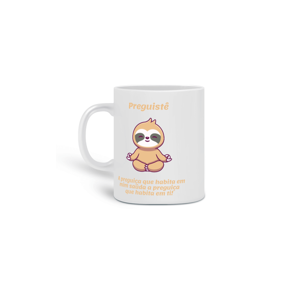 Preguistê - Eu preciso de café - Caneca