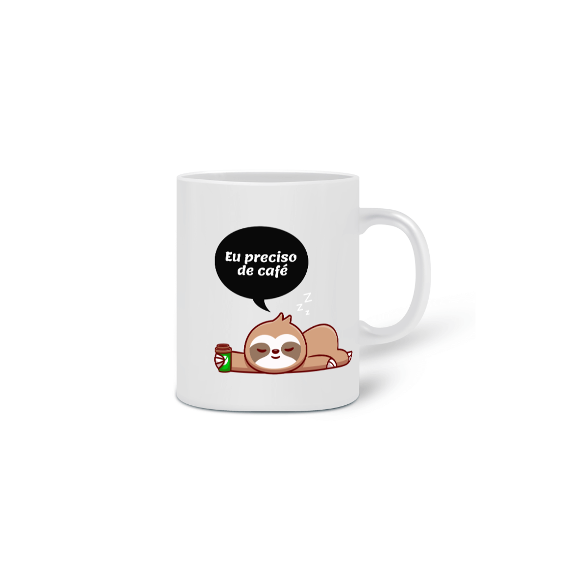 Nome do produto: Eu preciso de café - Caneca