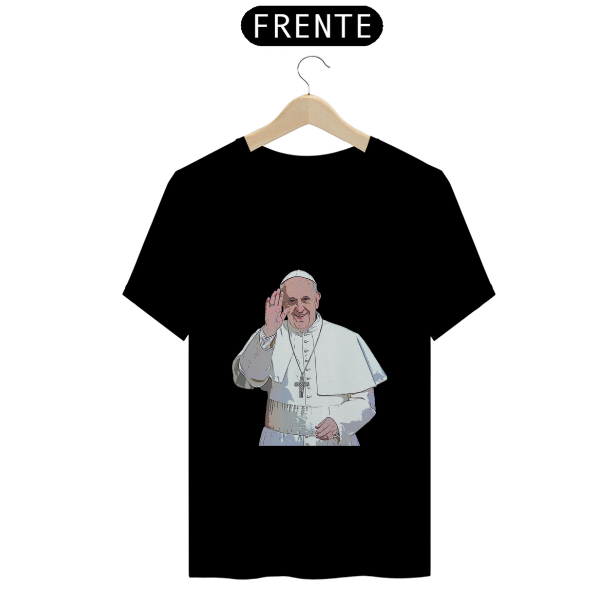 Nome do produto: Camiseta Papa Francisco