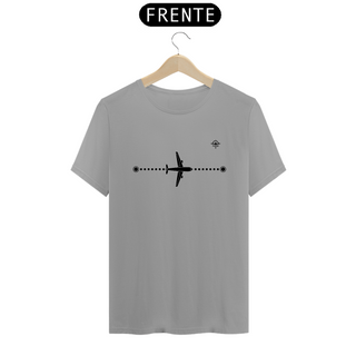 Camiseta minimalista avião