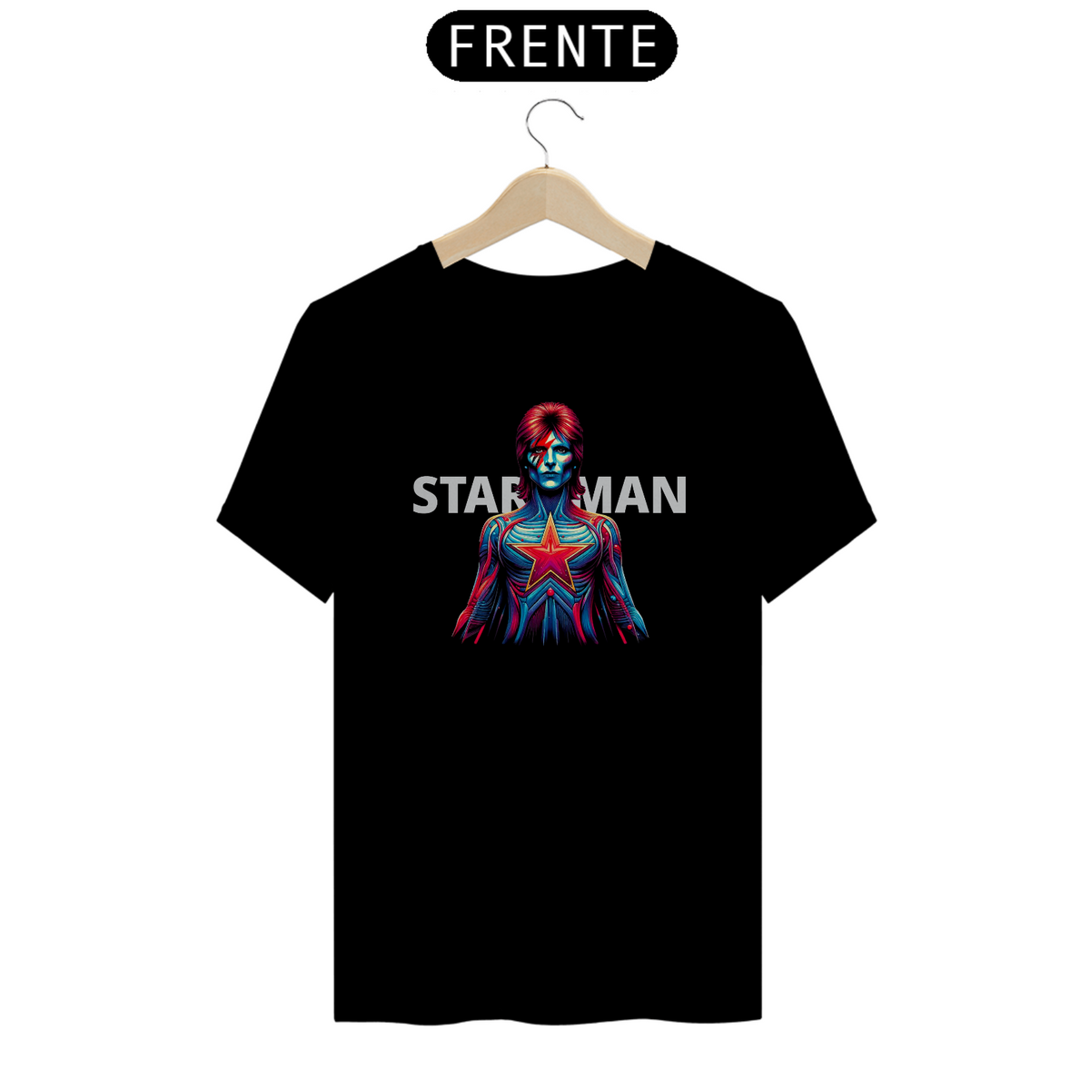 Nome do produto: Camiseta Rock Style Starman