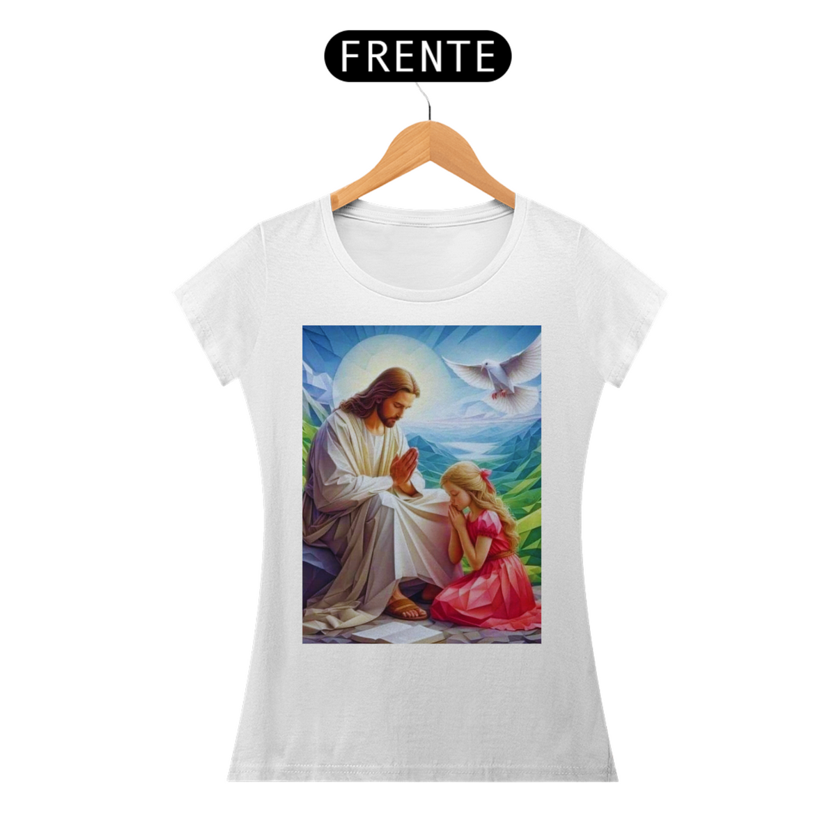Nome do produto: T-shirt feminina Sacra 23