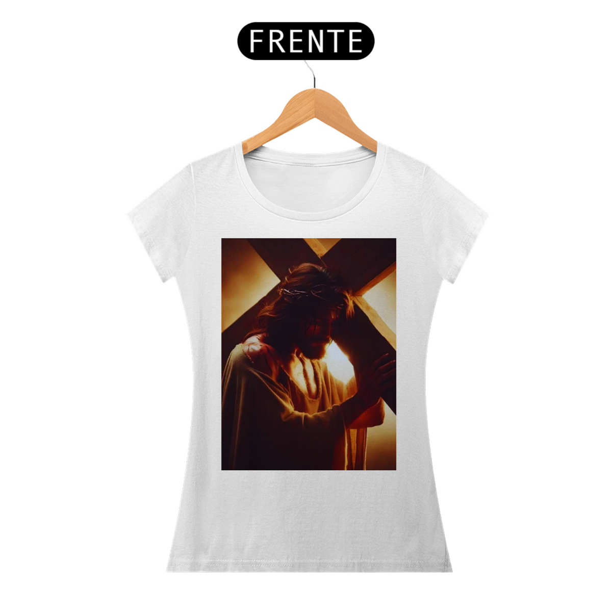 Nome do produto: T-Shirt Feminina Sacra 25