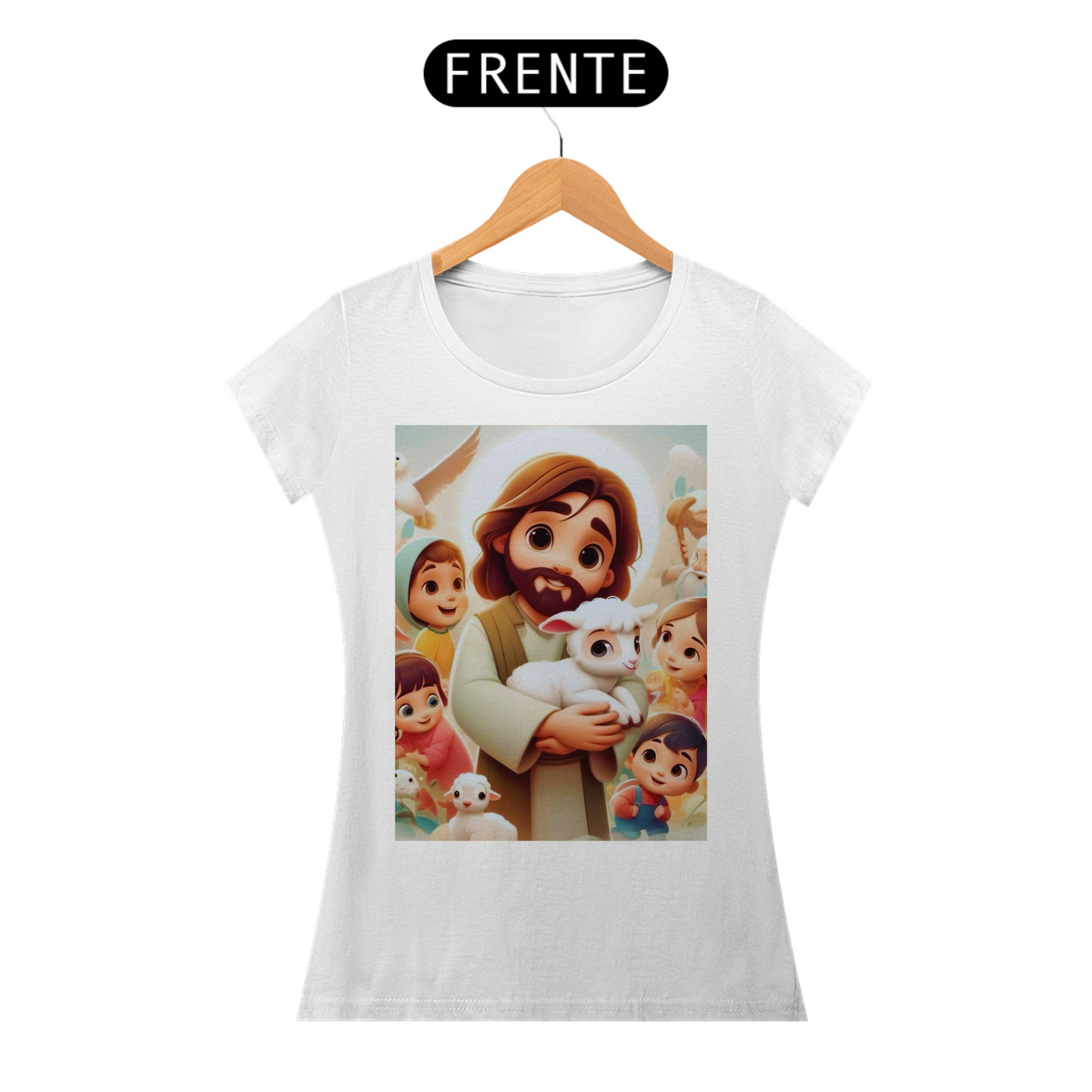 Nome do produto: T-Shirt Feminina Sacra 27