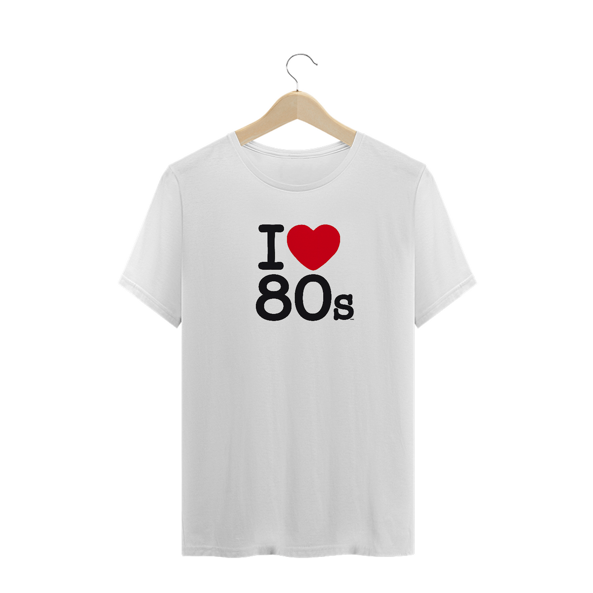 Nome do produto: Camisetas Plus Size I Love 80