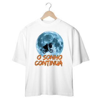 Nome do produtoCamisetas Oversized O Sonho Continua