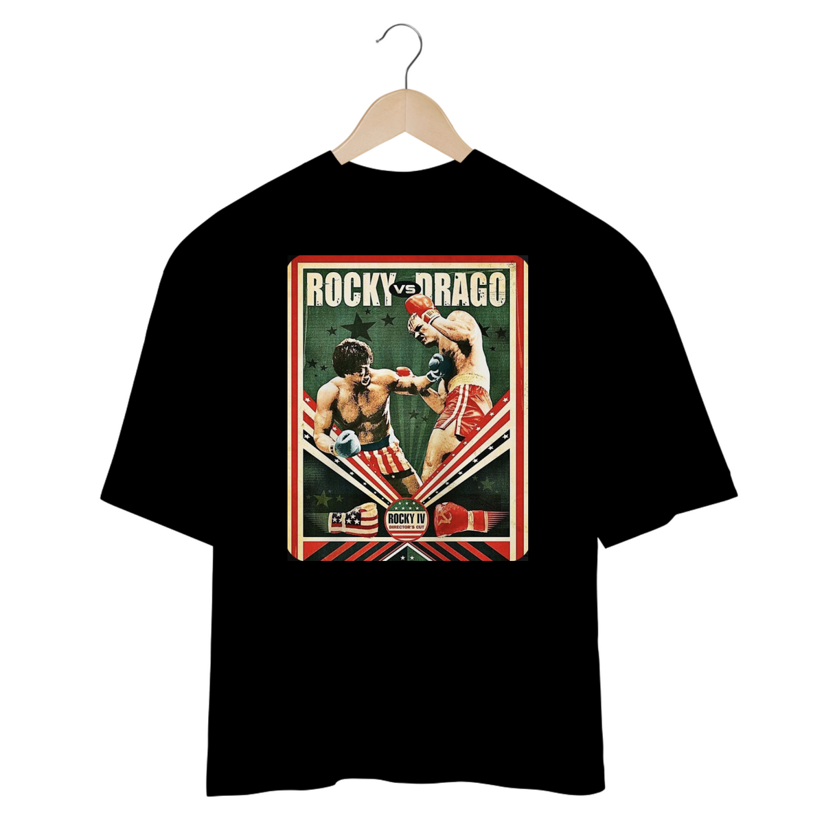 Nome do produto: Camisetas Oversized Rocky IV