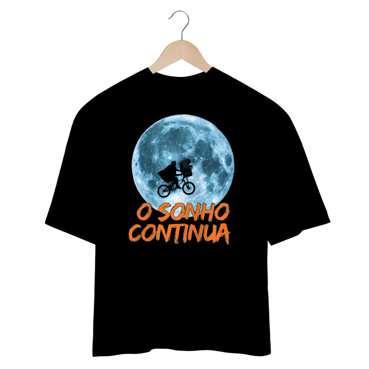 Nome do produto: Camisetas Oversized O Sonho Continua