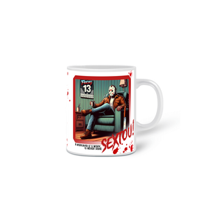 Nome do produtoCANECA SEXTOU COM JASON - SEXTA 13