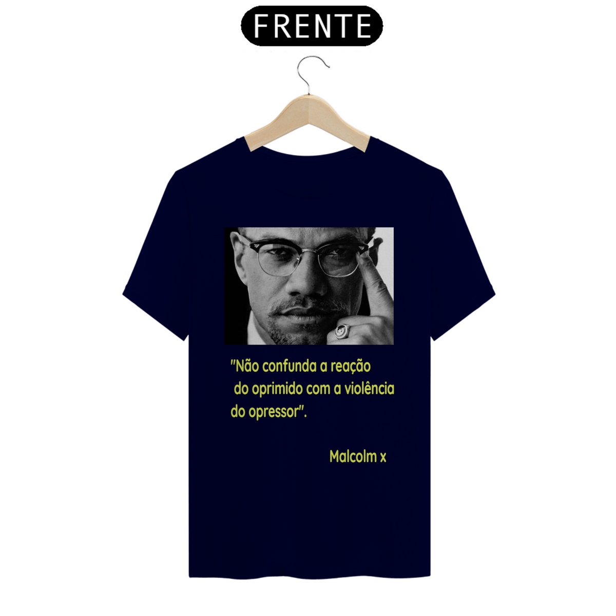 Nome do produto: Camisa Malcolm X