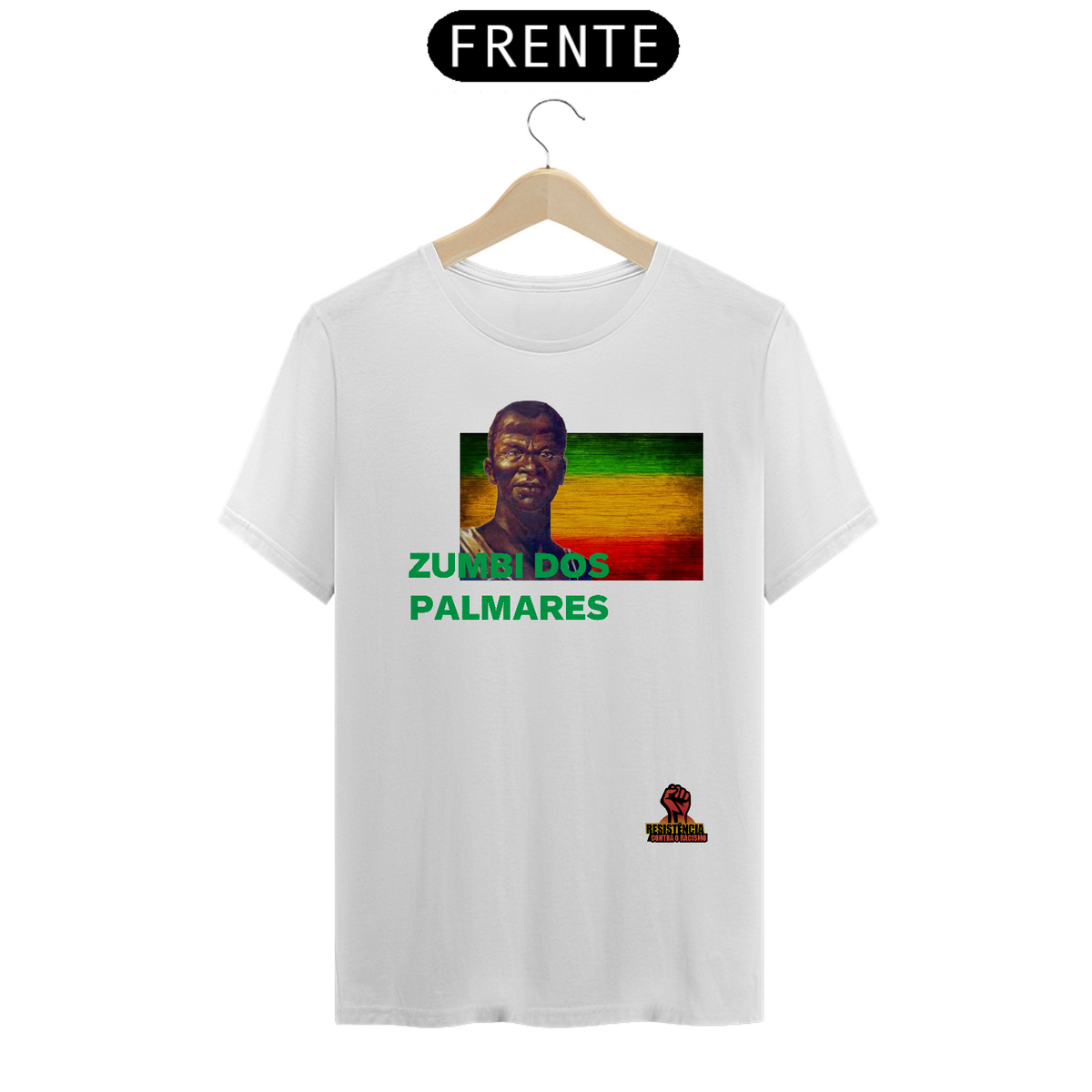 Nome do produto: Camisa Zumbi dos Palmares