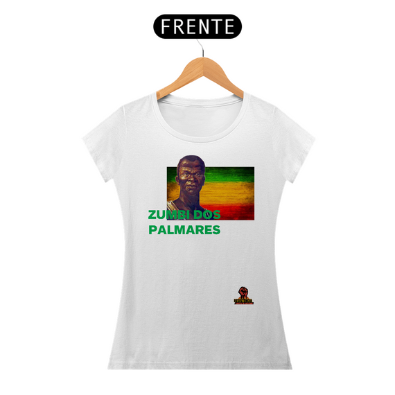Camisa feminina Zumbi dos Palmares