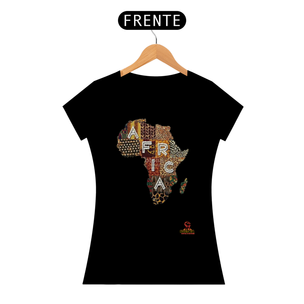 Nome do produto: camisa feminina áfrica 
