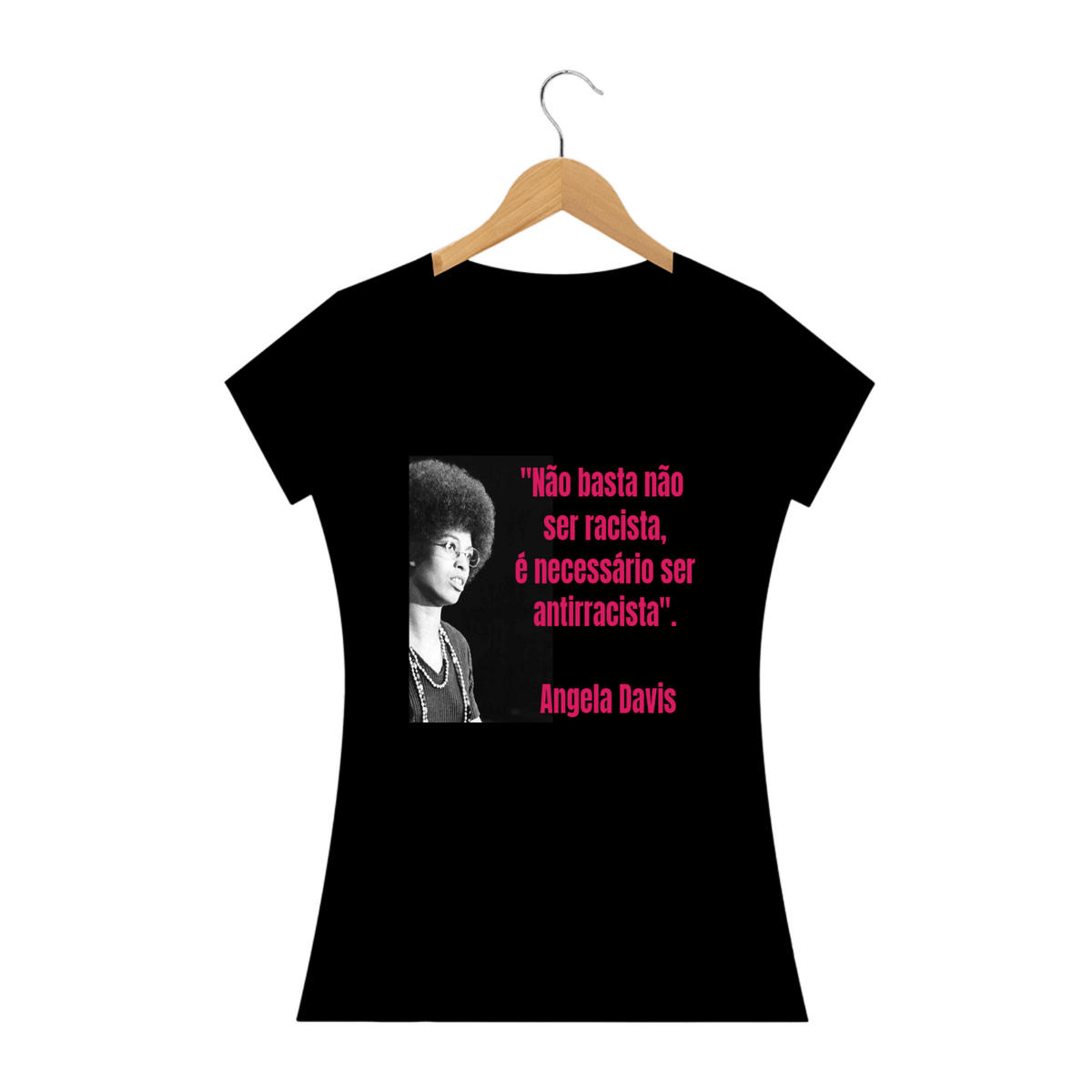 Nome do produto: camisas femininas Angela Davis
