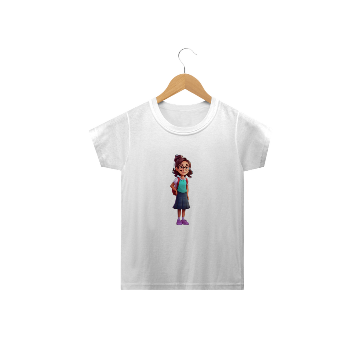 Nome do produto: Camiseta infantil A PROFESSORA