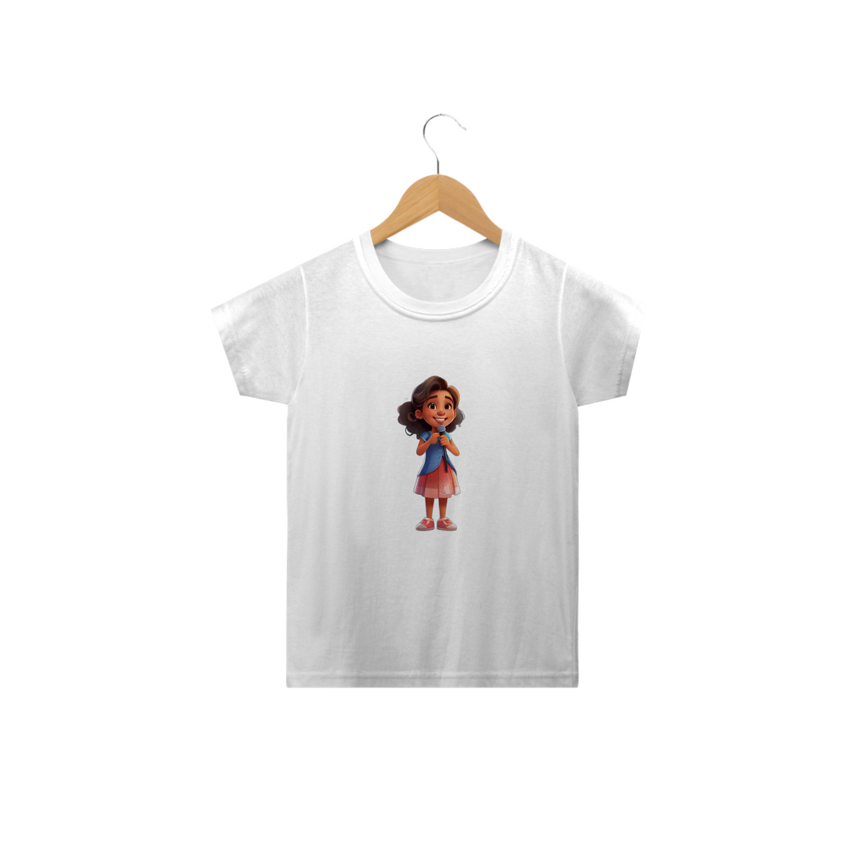 Nome do produto: Camiseta infantil A CANTORA