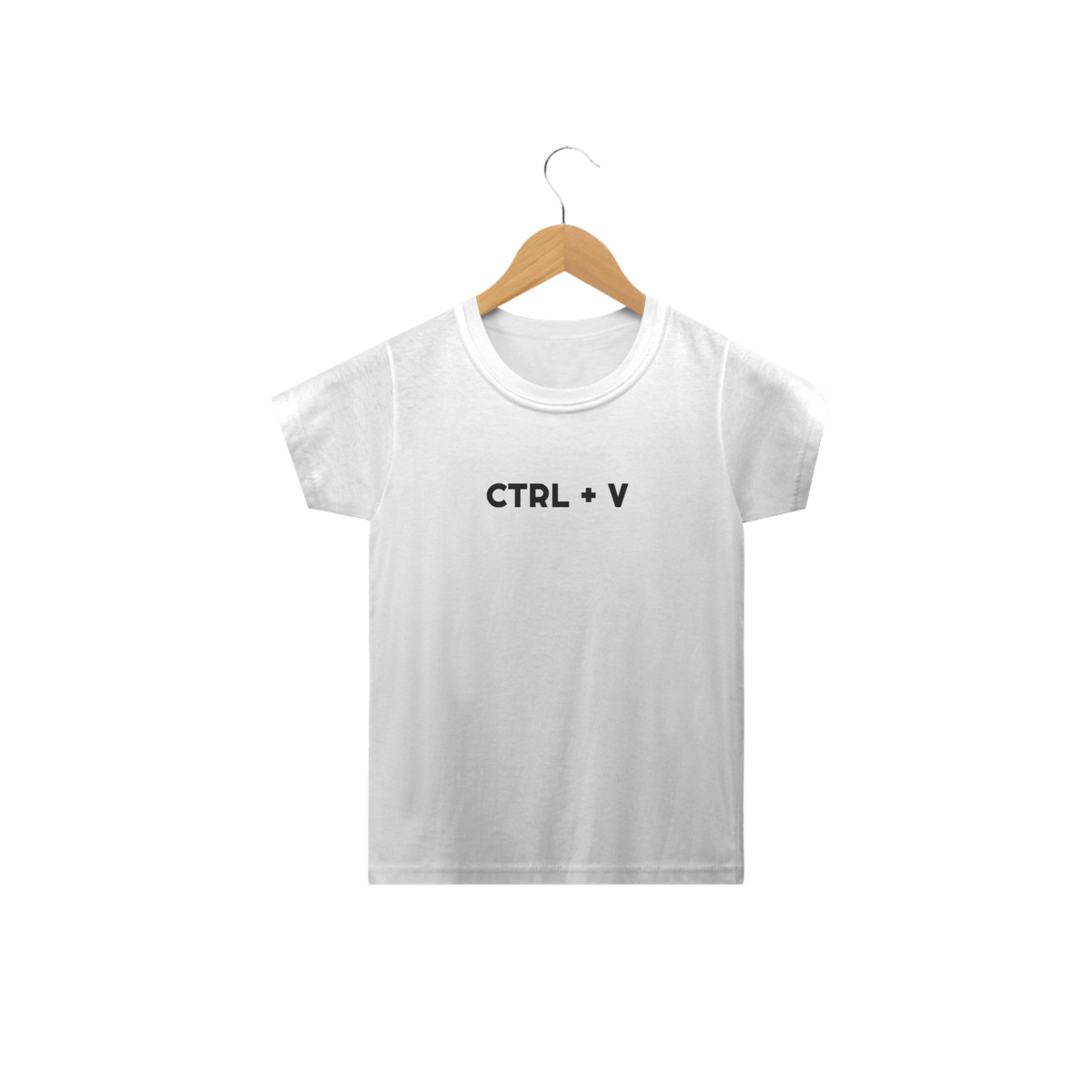 Nome do produto: Camiseta infantil CTRL + V