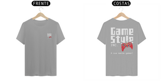 Nome do produtoCamiseta algodão estampa logo costas game style inc.