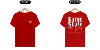 Nome do produtoCamiseta algodão estampa logo costas game style inc.