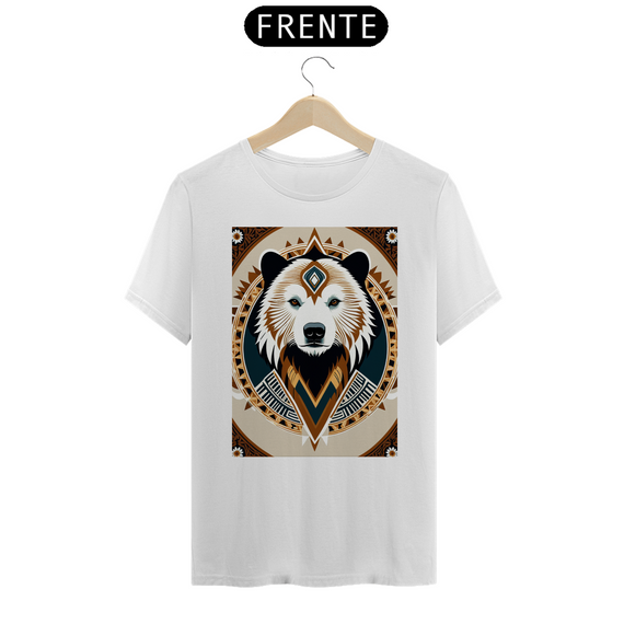 Camiseta Nórdica Spirit Bear - Espírito do Urso Clássico