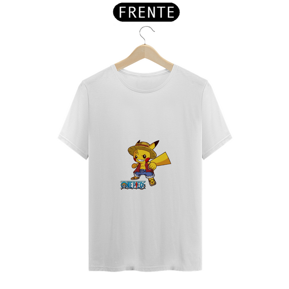Camiseta Pokémon - Pikachu modelo Luffy